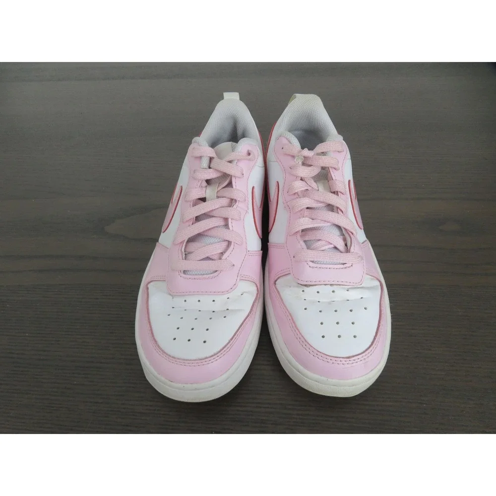 Nike Court Borough Low 2 Shoes Youth 7Y Girls Walking Sneakers Kids DQ0492-100